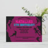 Invitation Escalade Rock Gym Anniversaire (Debout devant)