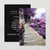 Invitation escalier de glycine (Devant / Derrière)