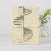 Invitation Escaliers Architecturaux Anciens, Escalier en Spir (Debout devant)