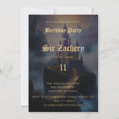 Invitation *~* Escaliers Château Imaginaire médiéval AP88 Ann (Dos)