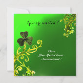 INVITATION ESCALIERS VERTS ET JOURNÉE DU SHAMROCK ST PATRICK (Dos)