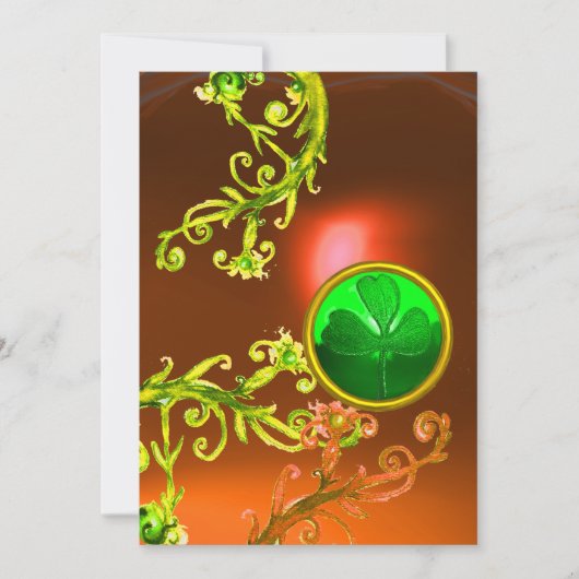 INVITATION ESCALIERS VERTS ET JOURNÉE DU SHAMROCK ST PATRICK (Devant)