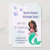 INVITATION ESCLASH SPLISH SOUS L'INVITATION D'ANNIVERSAIRE DE (Devant)