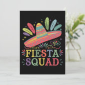 Invitation Escouade de la Fiesta Cinco de Mayo (Debout devant)