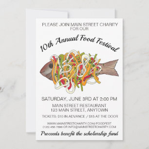 Invitation Escovitch Fish Cuisine Jamaïcaine Caraïbes Nourrit