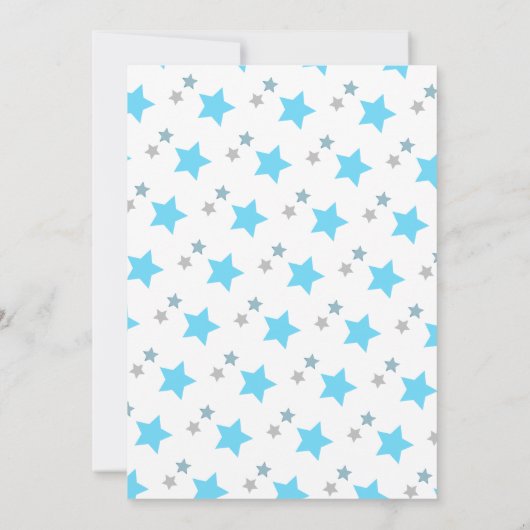 Invitation Espace 1er anniversaire (Dos)