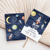 Invitation Espace 3 2 1 Coup de projecteur Anniversaire Invit