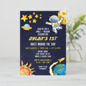 Invitation Espace Extérieur Galaxie 1ère Orbite Autour Du Sol (Debout devant)