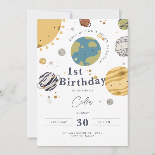 invitation espace extra-atmosphérique (Devant)