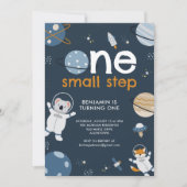 Invitation Espace extra-atmosphérique 1er anniversaire du thè (Devant)