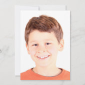 Invitation Espace extra-atmosphérique Anniversaire fête perso (Dos)