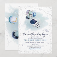 Espace extra-atmosphérique Baby shower de garçons 