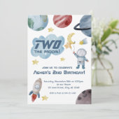 Invitation Espace extra-atmosphérique Deux la Lune 2e Invitat (Debout devant)