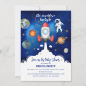 Invitation Espace extra-atmosphérique Galaxie Starry baby sho (Devant)