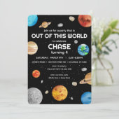 Invitation Espace extra-atmosphérique - Sorti de cet Annivers (Debout devant)