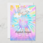 Invitation Espace extra-atmosphérique Stars Planet Tie Dye Ba (Devant)