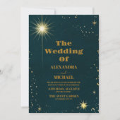 Invitation Espace extra-atmosphérique Univers Emerald Green G (Devant)