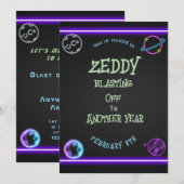 Invitation Espace Néon (Devant / Derrière)