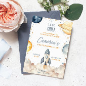 Invitation Espace Premier Voyage Autour Du Soleil Anniversair