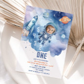 Invitation Espace Premier voyage autour du soleil Astronaut P