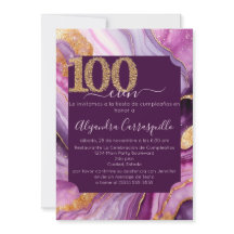 Espagne Agate magnifique 100e fête d'anniversaire