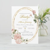 Invitation Espagnol Baptême Girl (Debout devant)