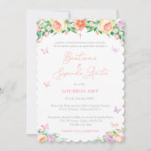 Invitation Espagnol Bautizo 2Do Cumple, Baptême 2e anniversai (Devant)