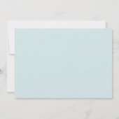 Invitation ESPAGNOL bleu moderne HIVER WONDERLAND quinceañera (Dos)