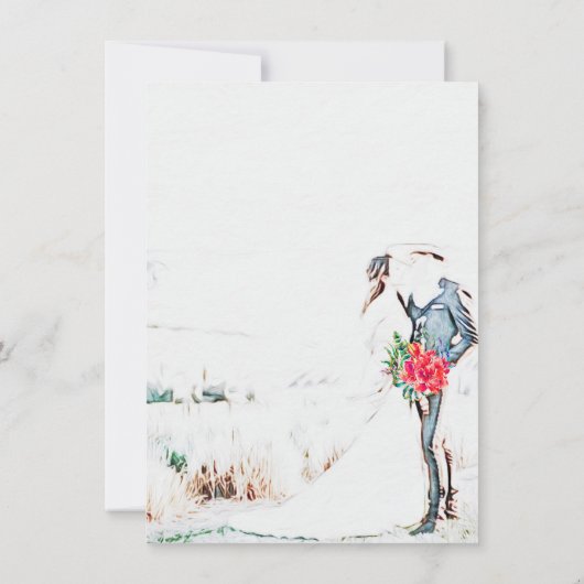 Invitation Espagnol, Boda Charro y Novia Mariage rustique (Dos)