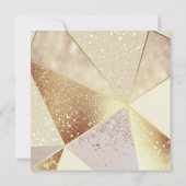 Invitation Espagnol, Elegant Champagne Or Floral Quinceañera (Dos)