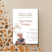Invitation Espagnol Great Coffee Splash 100e fête d'anniversa