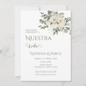 Invitation Espagnol Mariage de verdure (Devant)
