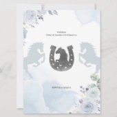 Invitation Espagnol Mexicain Twin Charro Baptême (Dos)