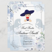 Invitation Espagnol Mexique premier feu bleu Charro (Devant / Derrière)