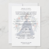 Invitation Espagnol romantique enchantée Quinceañera (Dos)