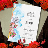 Invitation Espagnol San Miguel de Allende Enregistrer la date