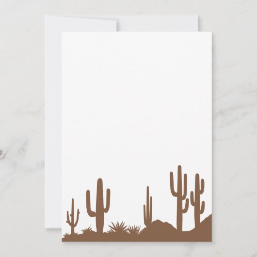 Invitation Espagnol Wild West Vaquerito Cowboy Chaussures Ann (Dos)