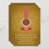 Invitation espagnole de guitare (Devant / Derrière)