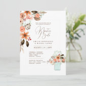 Invitation Espanol Invitación de Boda Summer Floral Mariage I (Debout devant)