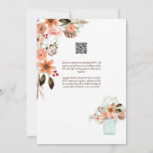 Invitation Espanol Invitación de Boda Summer Floral Mariage I (Dos)