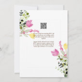 Invitation Espanol Invitación de Boda Summer Floral Mariage I (Dos)