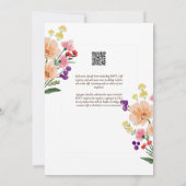 Invitation Espanol Invitación de Boda Summer Floral Mariage I (Dos)