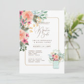 Invitation Espanol Invitación de Boda Summer Floral Mariage I (Debout devant)