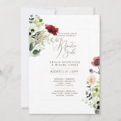 Invitation Espanol Invitación de Boda Summer Floral Mariage I (Devant)