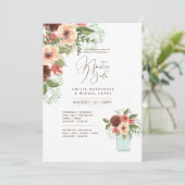 Invitation Espanol Invitación de Boda Summer Floral Mariage I (Debout devant)