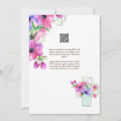 Invitation Espanol Invitación de Boda Summer Floral Mariage I (Dos)