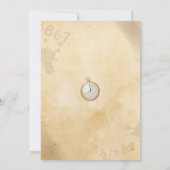 Invitation Espion d'indices d'invitation de fête (Dos)