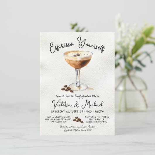 Invitation Espresso Martini (Debout devant)