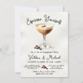 Invitation Espresso Martini (Devant)
