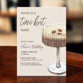 Invitation Espresso Martini A Tini Bit Anniversaire